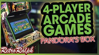 How to Play 4 Player Arcade Games on Pandoras Box [upl. by Anauqcaj10]