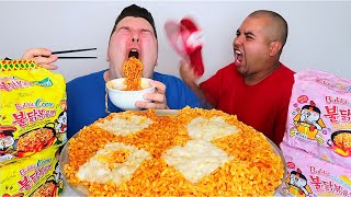 CHEESY NOODLES WITH ORLIN • Mukbang amp Recipe [upl. by Imit]