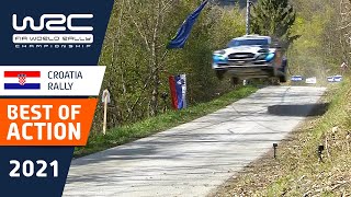 Best of rally action Croatia Rally 2021 [upl. by Vassily]