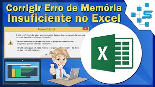 Como Corrigir Erro de Memória Insuficiente no Excel [upl. by Timms752]