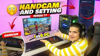 1 VS 6 Pc 💻 With Handcam Settings reveal 🥵 tufanff GARENA FREE FIRE [upl. by Eelrahc14]