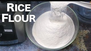 Rice Flour  How To Make Rice Flour [upl. by Nelrsa]