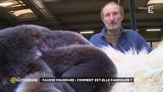 Fausse fourrure comment estelle fabriquée [upl. by Eada287]