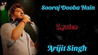 Matlabi Ho Ja Zara MatlabiLyricsArijit Singh  Sooraj Dooba Hain  Full HD Lyrics Song [upl. by Annawyt886]