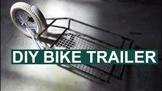 DIY Bike Bicycle Trailer Build  Part 1 Video Tutorial  Welding and Fabrication [upl. by Nagoh]