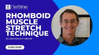 Rhomboid Trigger Points  How to Stretch the Muscle [upl. by Meilen]