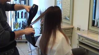 PIEGA a phon per LISCIARE i capelli Il brushing [upl. by Tekcirc]