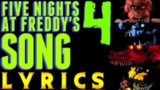 FIVE NIGHTS AT FREDDYS 4 SONG quotBringing Us Homequot Lyric Video FNAF 4 [upl. by September]