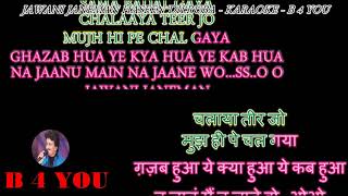 Jawani Janeman Haseen Dilruba  Karaoke With Scrolling Lyrics Engamp हिंदी [upl. by Ihc]