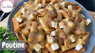 Classic Canadian Poutine From Scratch  Juhys Kitchen [upl. by Oznohpla]