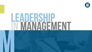 Leadership in Management [upl. by Enaid]