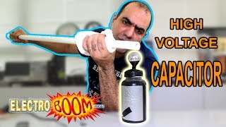 Make a SUPER HIGH VOLTAGE Capacitor [upl. by Durwin]