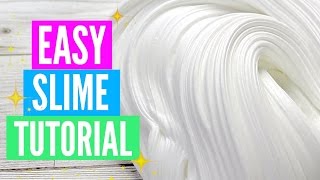 Easy How To Make Slime Tutorial For Beginners [upl. by Monroy]