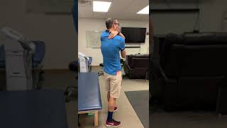 Upper back pinched nerve stretch for anyone who has pain in the shoulder blade w Dr Leo Kormanik II [upl. by Jehiel632]