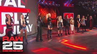 WWE honors female WWE Legends Raw 25 Jan 22 2018 [upl. by Airasor]