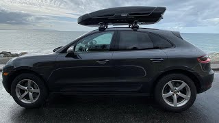 Porsche Macan Thule Wingbar Evo and Motion XT XL install [upl. by Milty]