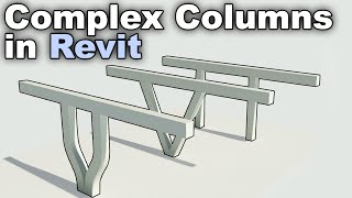 Advanced Columns in Revit Tutorial [upl. by Drofnelg657]