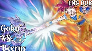 Goku VS Beerus Full Fight English Dub [upl. by Spiegelman]