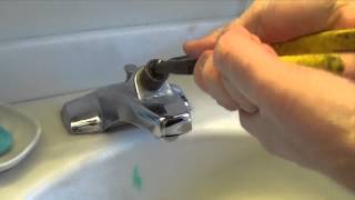 DIY  How to Replace a Single Handle Faucet Cartridge [upl. by Zrike]