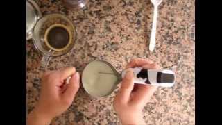 How To Latte Art With Instant Coffee [upl. by Nwahsauq]