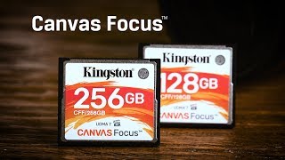 DSLR Camera CF Card – Kingston Canvas Focus CompactFlash [upl. by Cormack]