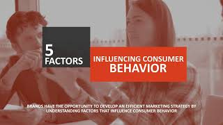 What are the 5 Factors Influencing Consumer Behavior [upl. by Enywtna712]