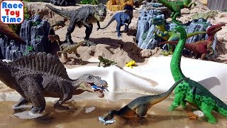 Dinosaurs Toys Park Fun Video for Kids  Learn Dino Names [upl. by Errised]