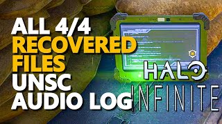 Recovered Files UNSC Audio Log Halo Infinite [upl. by Attevroc]