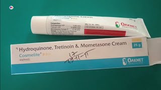 Cosmelite Cream  Hydroquinone Tretinoin Mometasone Furoate Cream  Cosmelite Cream For Skin fair [upl. by Fronnia]