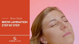 BROW LAMINATION STEP BY STEP TUTORIAL [upl. by Nahgam]