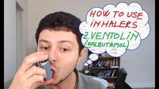 2 How to use inhalers  Ventolin salbutamol [upl. by Nnylyaj807]