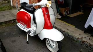 Lambretta Series 2 LI125  First Startup in 35 Years [upl. by Isolt]