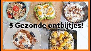 5 Recepten voor een Gezond Ontbijt  OPTIMAVITA [upl. by Norry740]