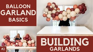 How to Make a Balloon Garland  Balloon Garland Basics Series  DIY Balloon Garland [upl. by Ahsinar865]