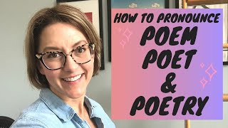 Learn to Pronounce POEM POET POETRY  American English Pronunciation Lesson learnenglish [upl. by Anitsihc]