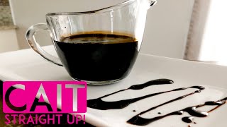 Easy Balsamic Glaze Recipe  Cait Straight Up [upl. by Leahcimnaes422]